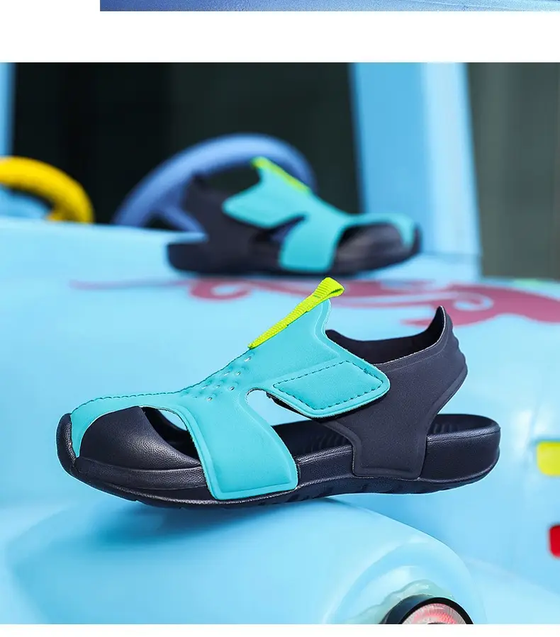 Pink Mesh Cross-Stand Sole Sandals for Kids — feature 19
