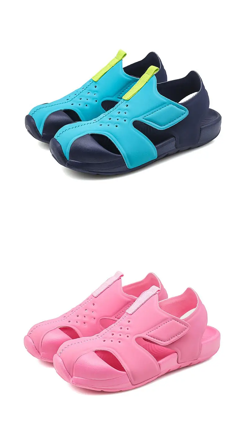 Pink Mesh Cross-Stand Sole Sandals for Kids — feature 27
