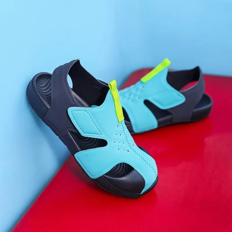 Pink Mesh Cross-Stand Sole Sandals for Kids - Image 4