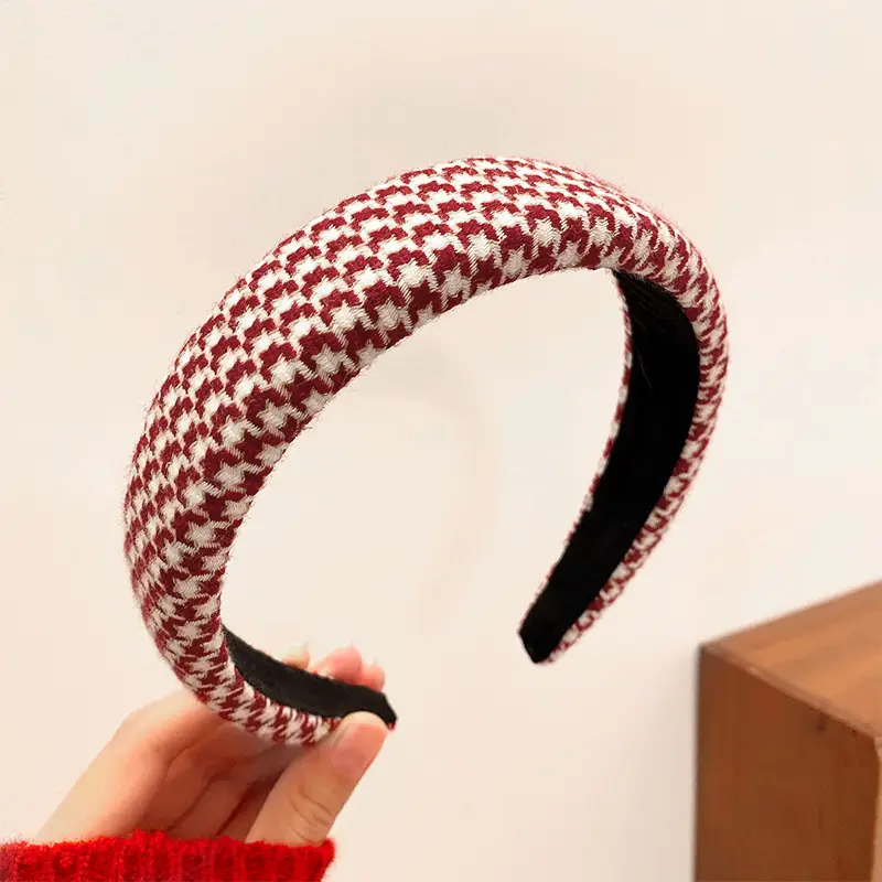 New Year Red Hairband Women's Pressed Hair Hairpin Women's Autumn Winter - Image 2
