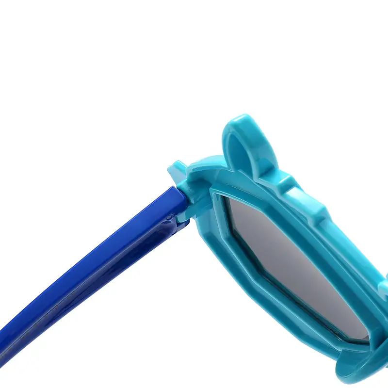 New Kids Cartoon Sunglasses Red Silicone Polarized