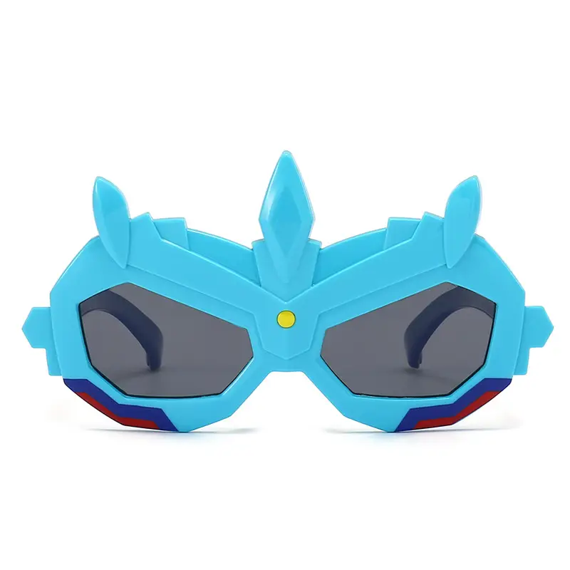 New Kids Cartoon Sunglasses Red Silicone Polarized