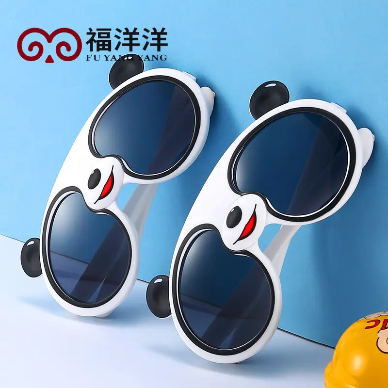 New Kids Cartoon Sunglasses Red Silicone Polarized — feature 2