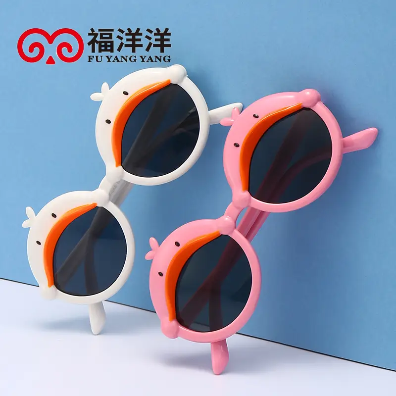 New Kids Cartoon Sunglasses Red Silicone Polarized — feature 6