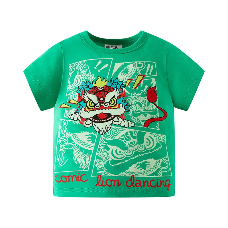 T-REX Racing Boys T-Shirt White Blue Cotton - Image 16