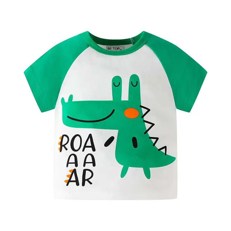 T-REX Racing Boys T-Shirt White Blue Cotton - Image 21