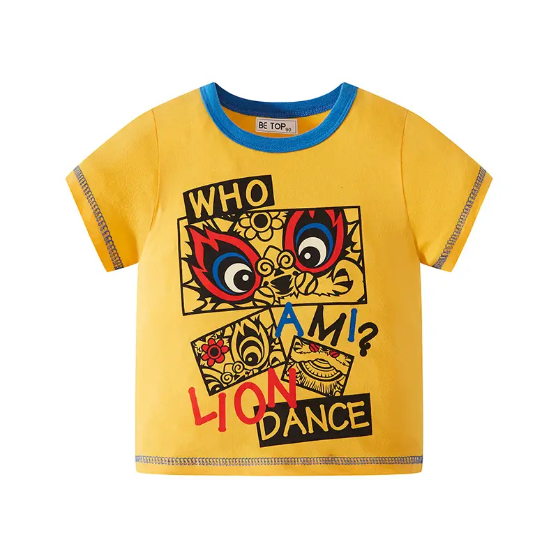 T-REX Racing Boys T-Shirt White Blue Cotton - Image 3
