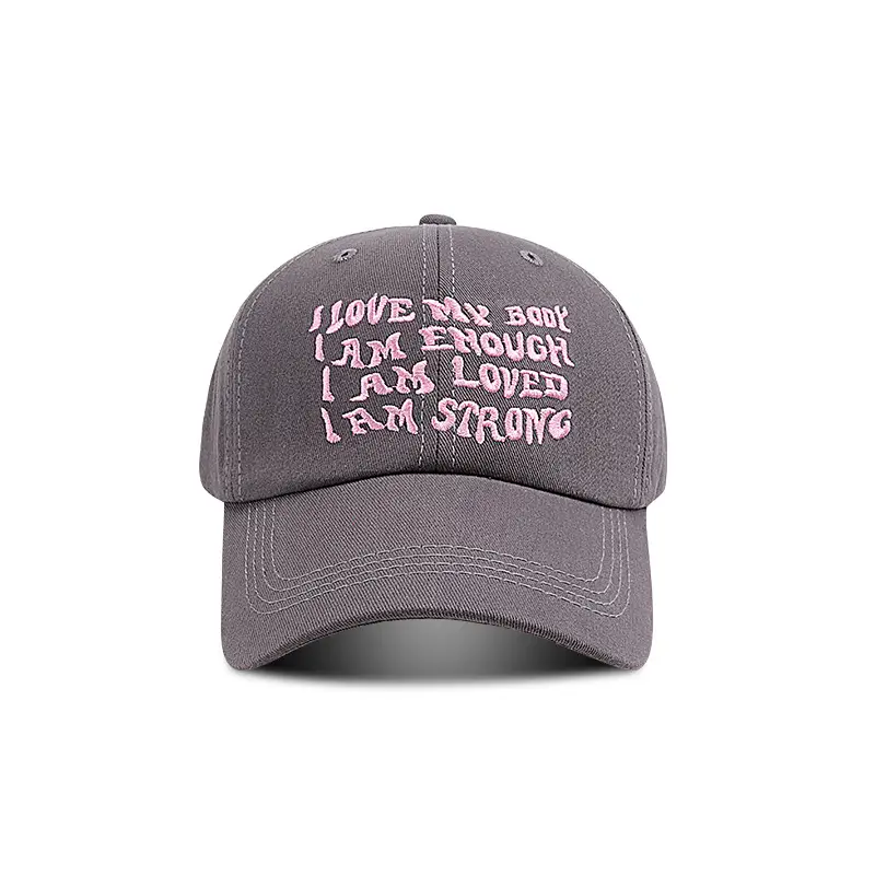 Women's Red Letter Embroidered Baseball Cap - Image 7
