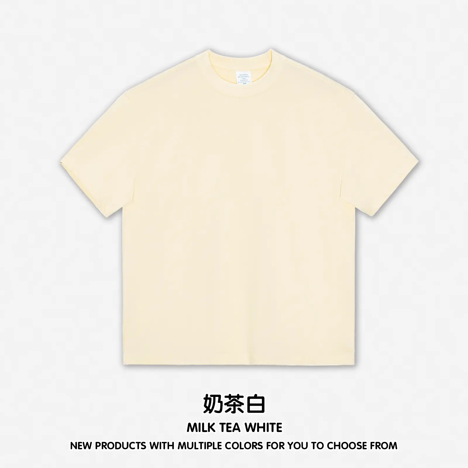 Mint Short Sleeve Cotton T-Shirt for Men - Image 6