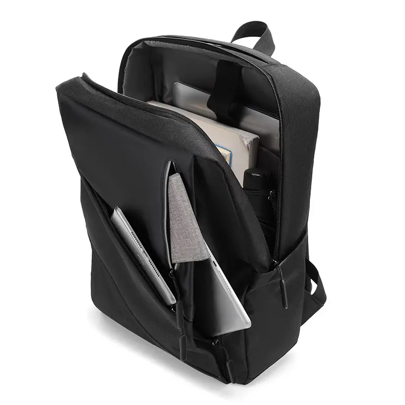 Men's Waterproof Business Backpack Blue Black - Image 6