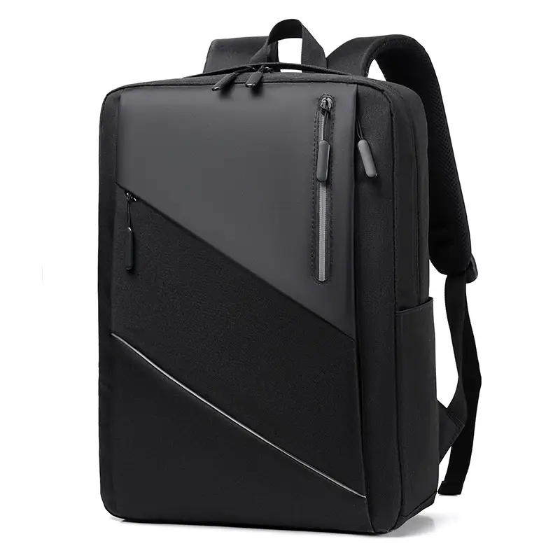 Men's Waterproof Business Backpack Blue Black - Image 9