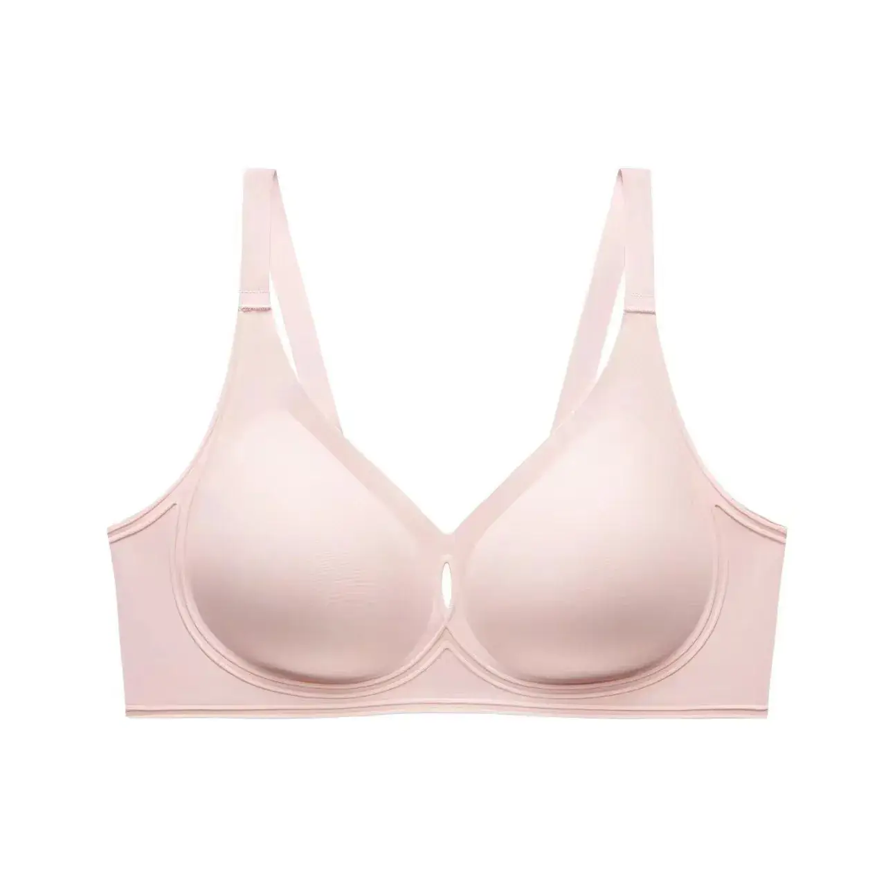 3D Smile Soft Support Flocking Jelly Women's Bra