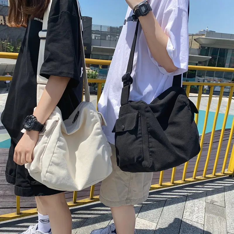 2023 Summer Green Sail Cloth Shoulder Bag - Image 7