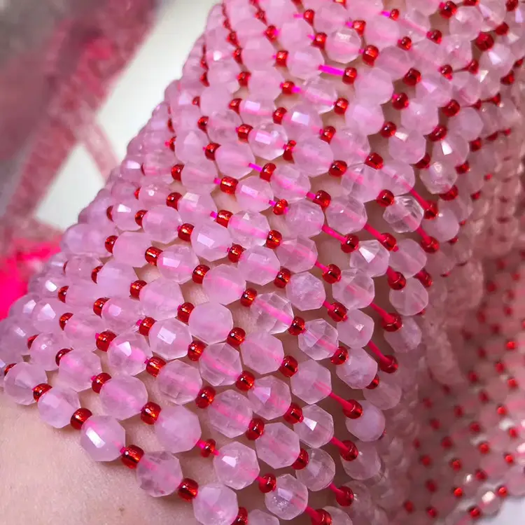 Pink Crystal Beads for DIY Jewelry Accessories - Image 5