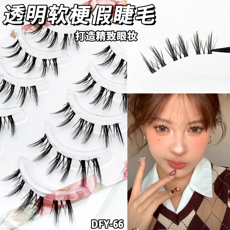 Ultra Fine Transparent False Eyelashes for Natural Look - Image 66