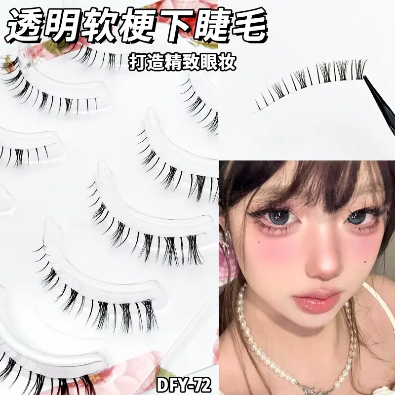 Ultra Fine Transparent False Eyelashes for Natural Look - Image 72