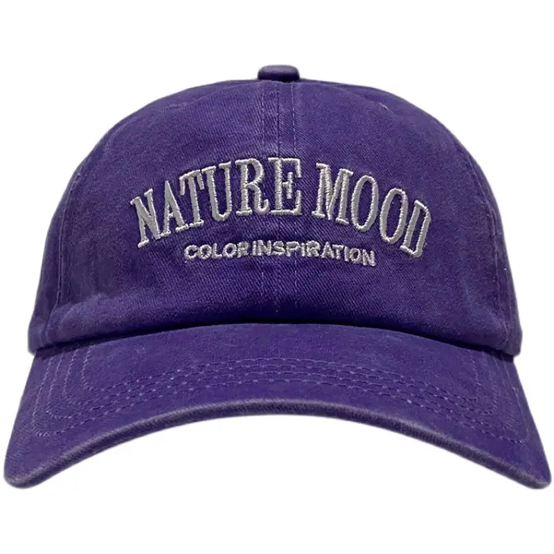 Women Korean Winter Letter Cap Purple - Image 9