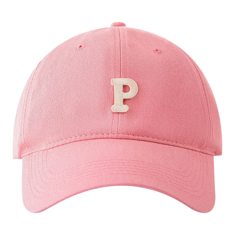 Men Adjustable Baseball Cap with P Logo, Navy Blue, 60-65cm - Image 17