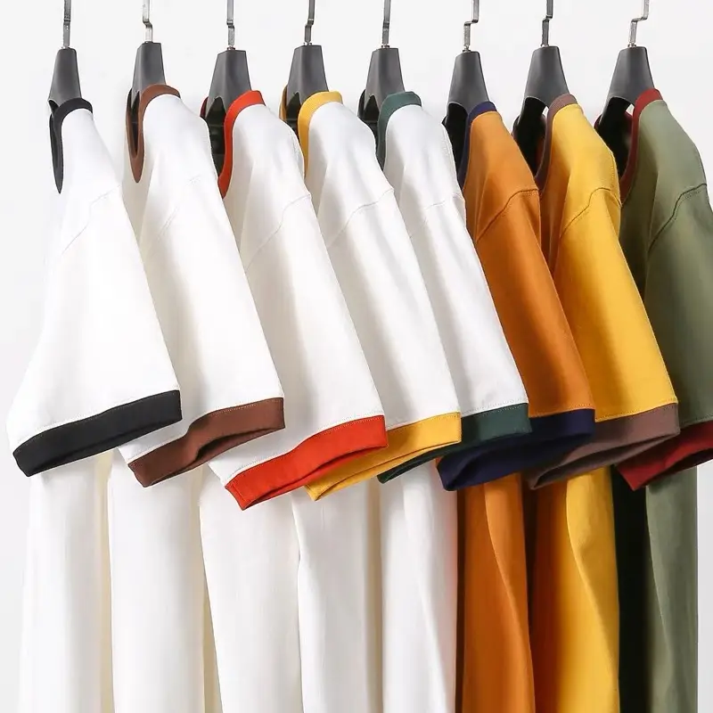 Men's 270g Retro Cotton T-Shirt Yellow Brown - Image 12