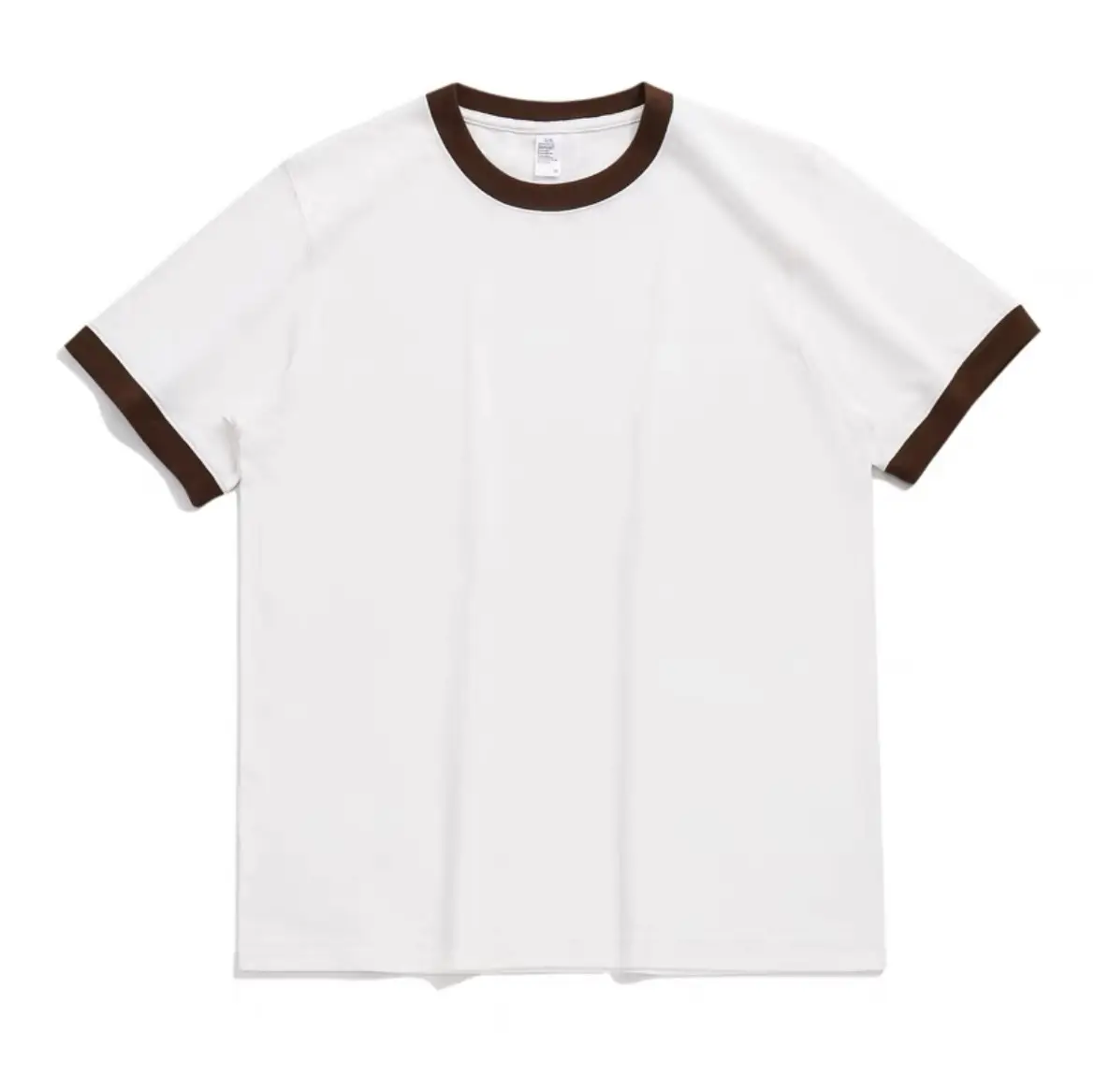 Men's 270g Retro Cotton T-Shirt Yellow Brown - Image 5