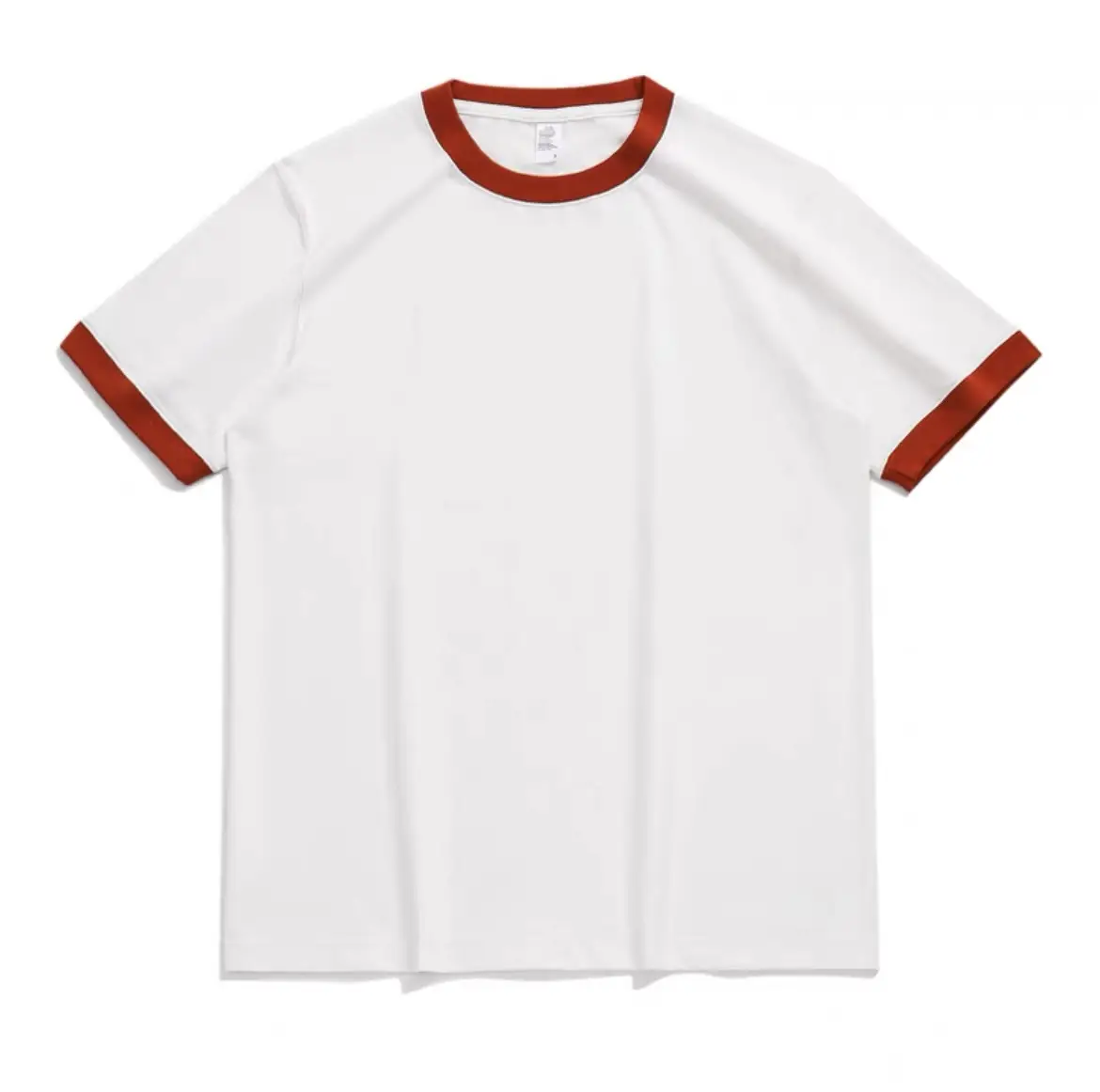 Men's 270g Retro Cotton T-Shirt Yellow Brown - Image 6