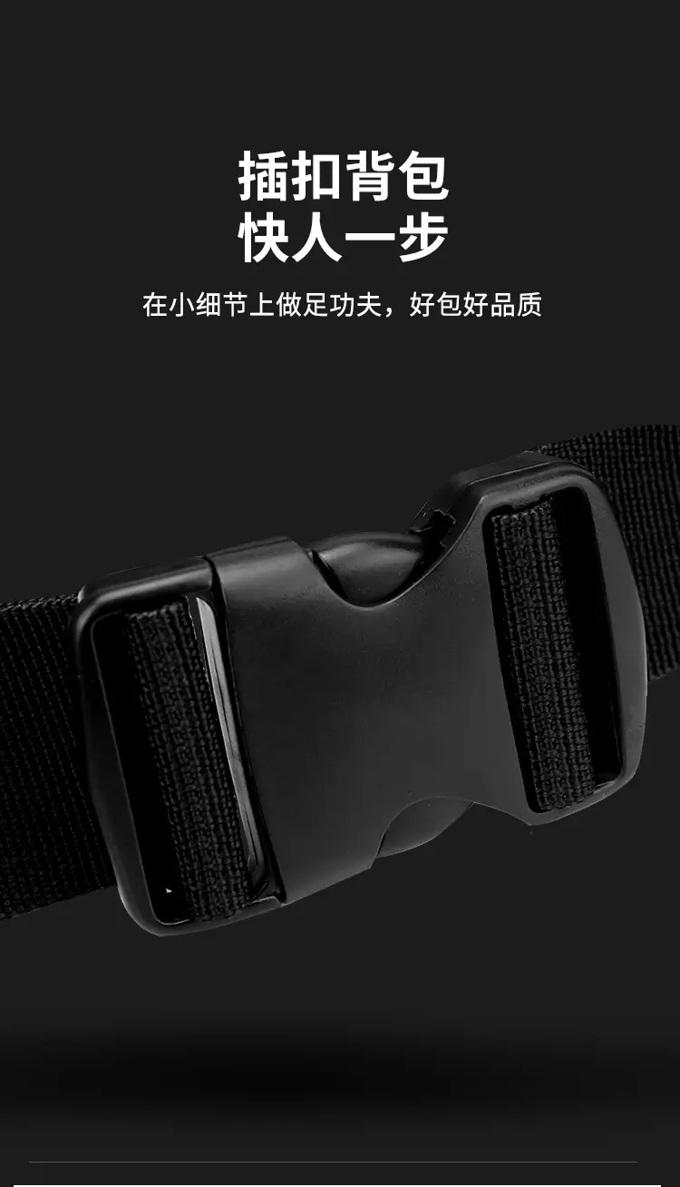 Men's Black Nylon Crossbody Bag with Adjustable Strap — feature 12