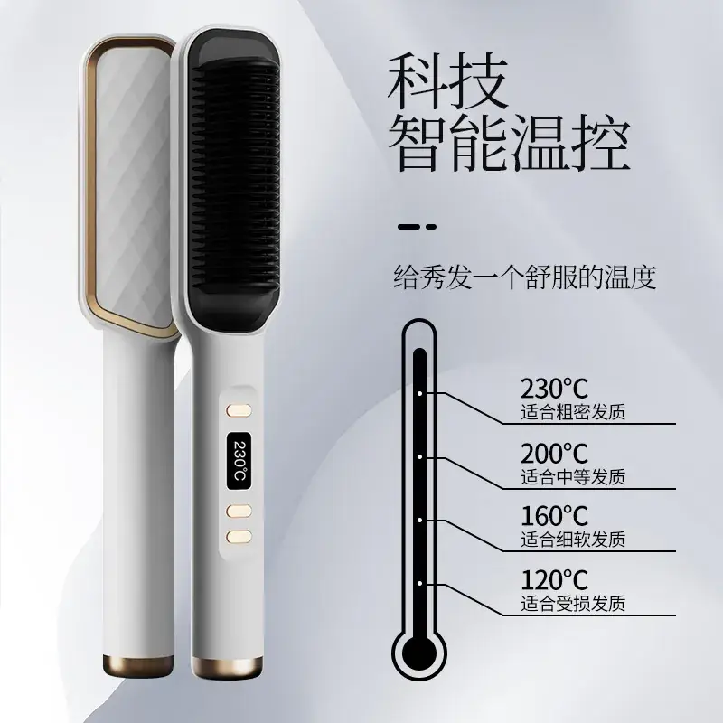 Dual-Use Electric Hair Straightener with Negative Ion Technology - Image 13