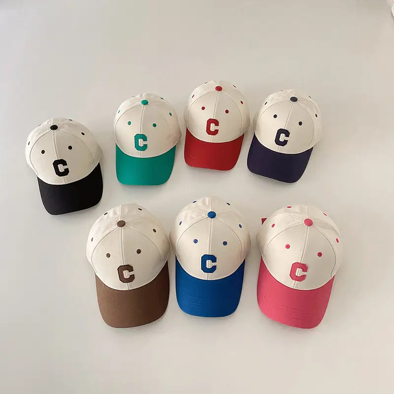Korean Boys C Letter Cap Spring Autumn Travel Sun Hat - Image 6