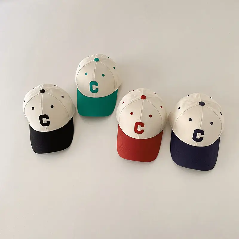 Korean Boys C Letter Cap Spring Autumn Travel Sun Hat - Image 7