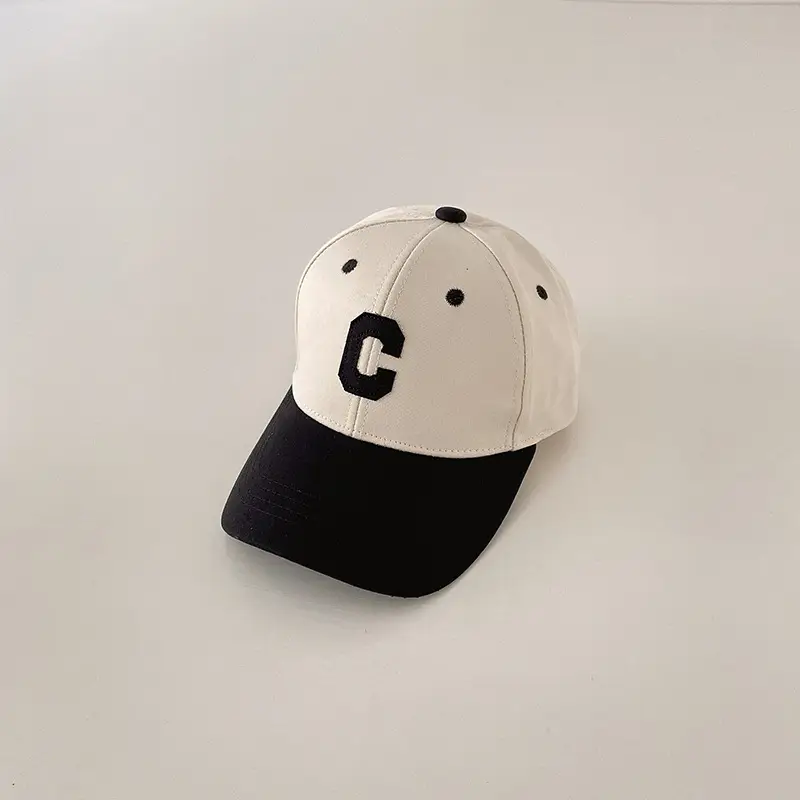Korean Boys C Letter Cap Spring Autumn Travel Sun Hat — feature 14