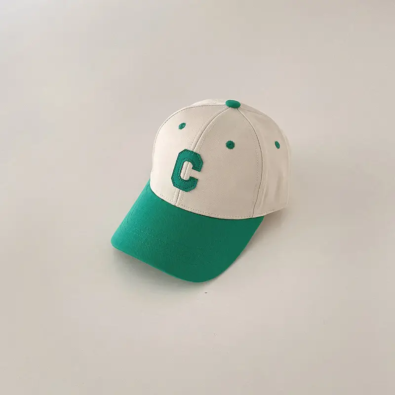 Korean Boys C Letter Cap Spring Autumn Travel Sun Hat — feature 15