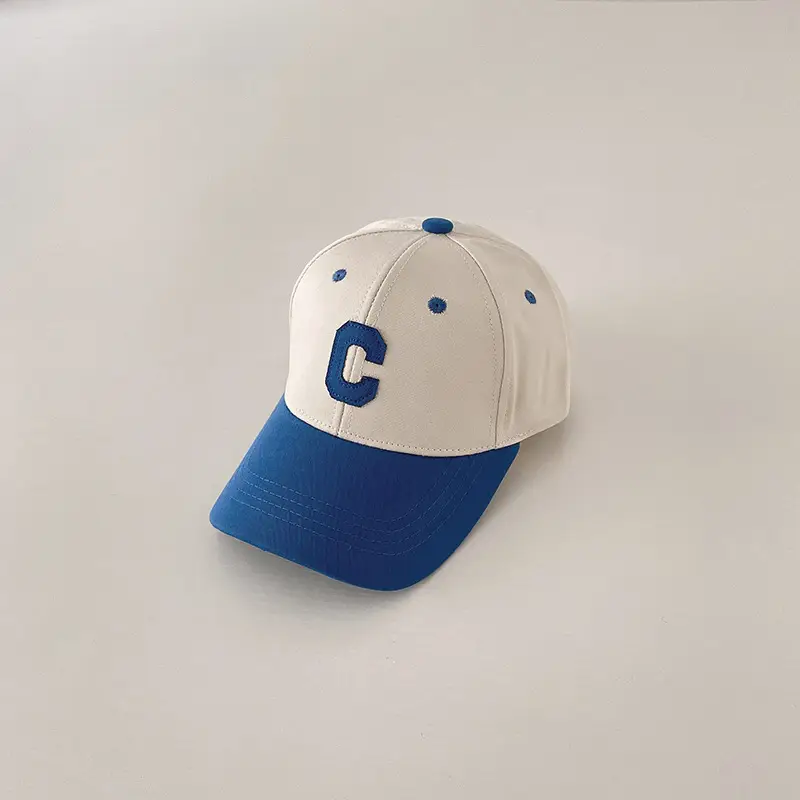 Korean Boys C Letter Cap Spring Autumn Travel Sun Hat — feature 16