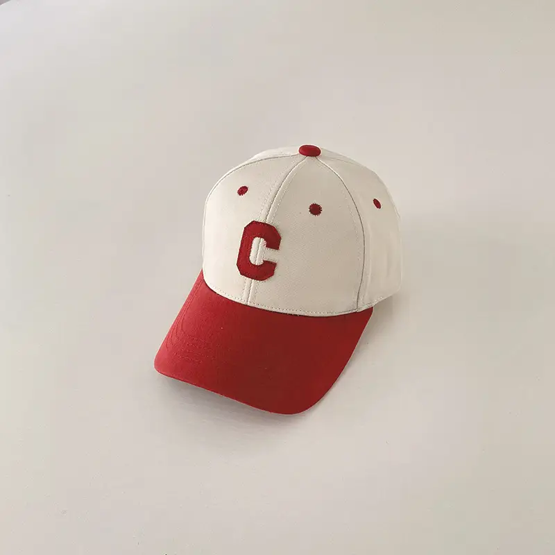 Korean Boys C Letter Cap Spring Autumn Travel Sun Hat — feature 17