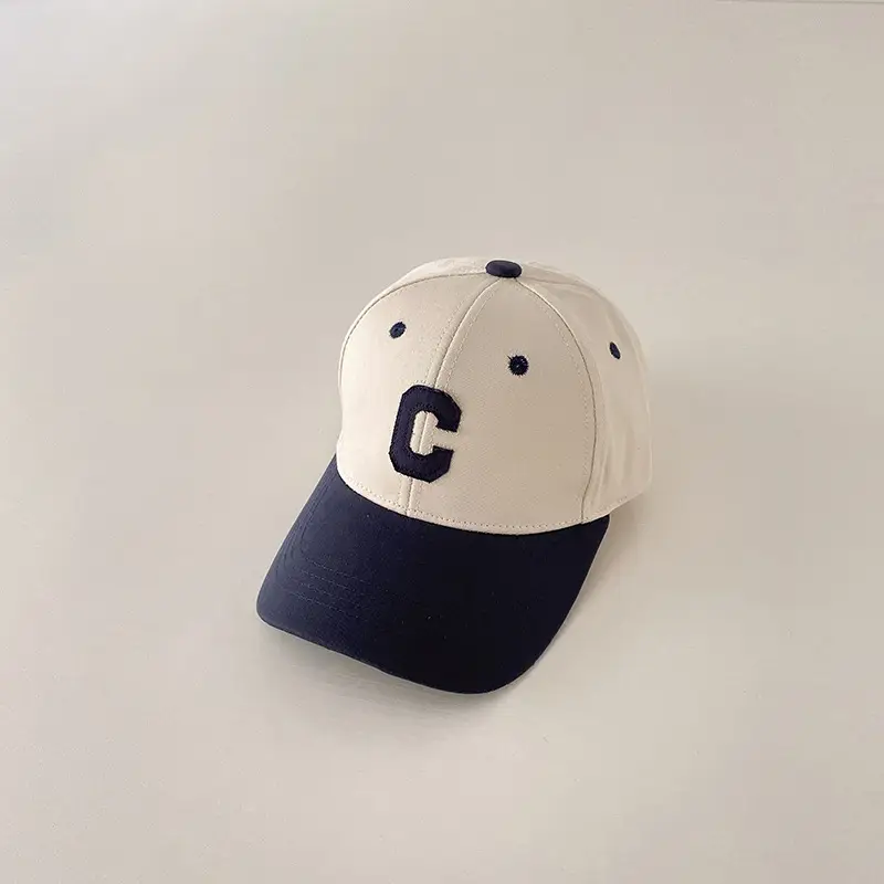 Korean Boys C Letter Cap Spring Autumn Travel Sun Hat — feature 19