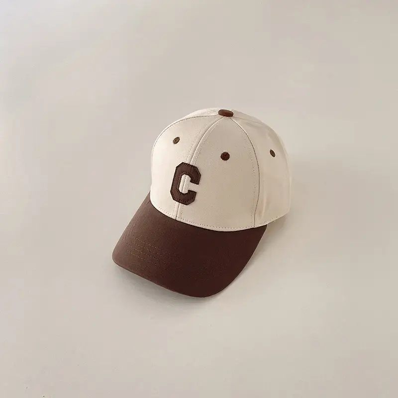 Korean Boys C Letter Cap Spring Autumn Travel Sun Hat — feature 20