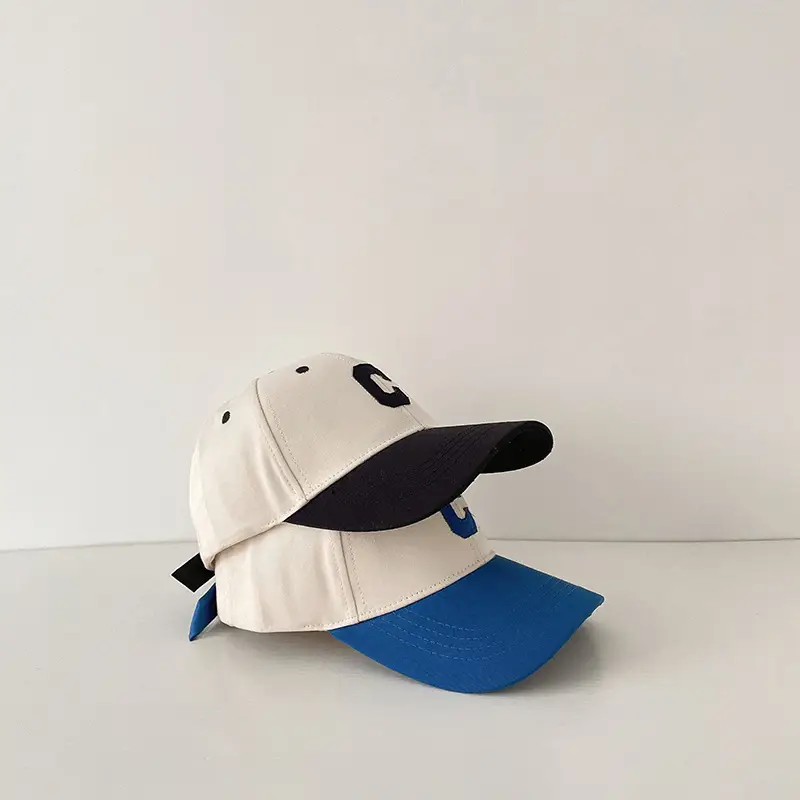 Korean Boys C Letter Cap Spring Autumn Travel Sun Hat — feature 9