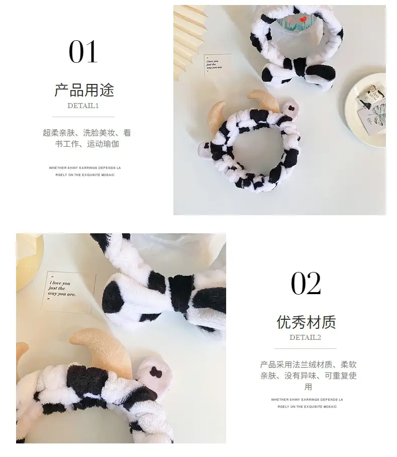 Cute Cow Horn Hair Band for Girls — feature 8