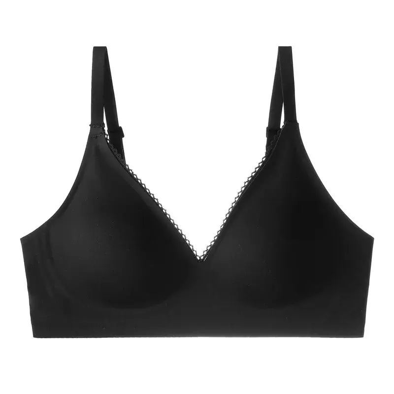 Black Jelly Push-Up Bra Adjustable Large