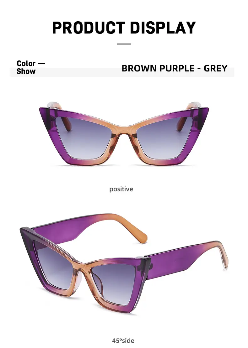 Cat-Eye Sunglasses for Men Anti-UV Face Show — feature 10