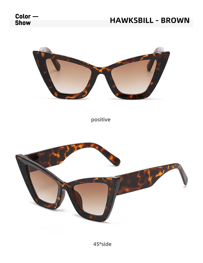 Cat-Eye Sunglasses for Men Anti-UV Face Show — feature 14