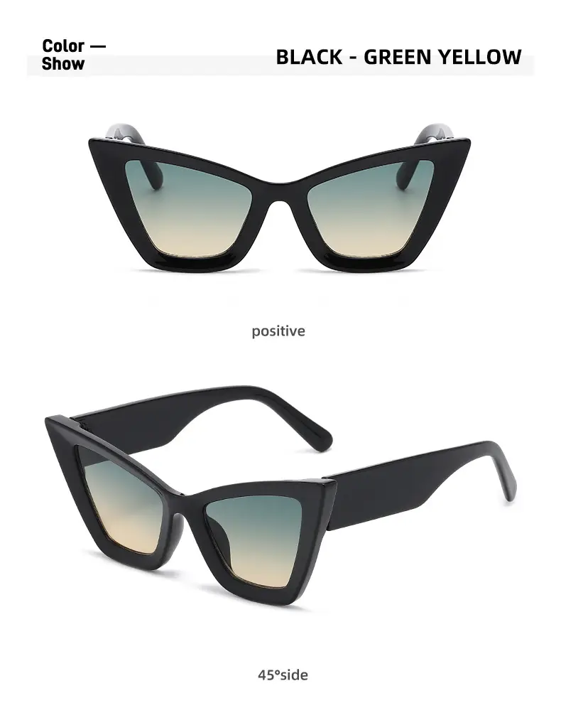 Cat-Eye Sunglasses for Men Anti-UV Face Show — feature 15