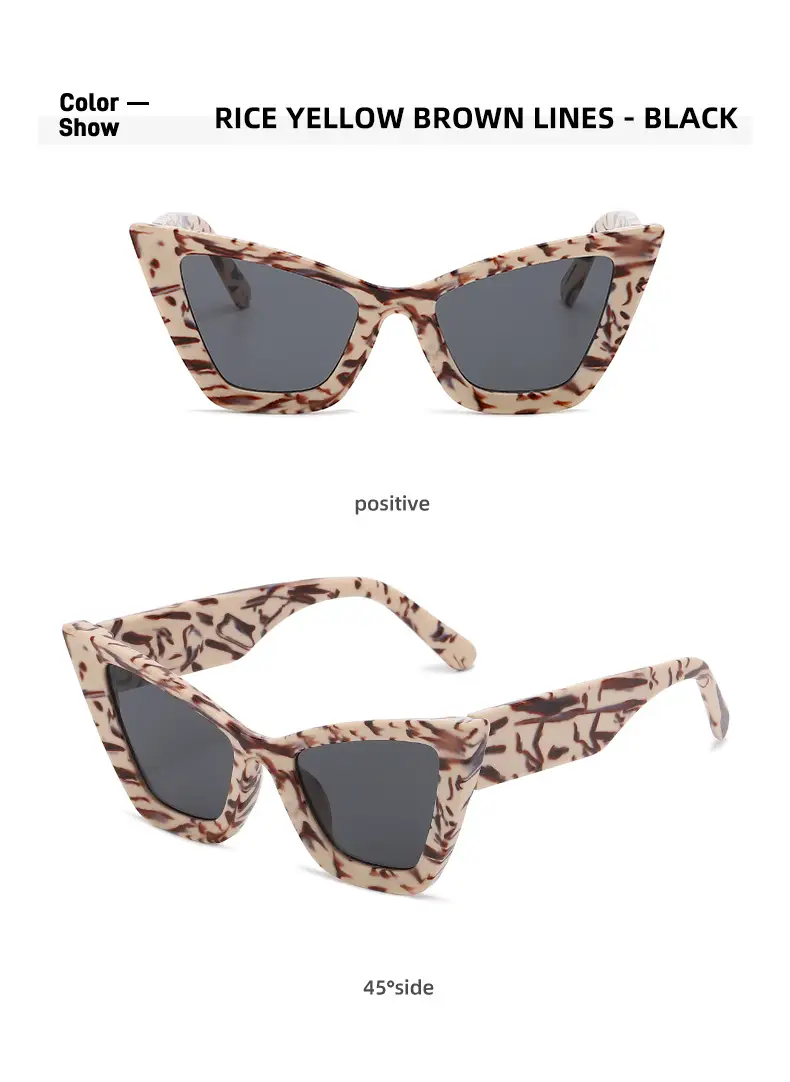 Cat-Eye Sunglasses for Men Anti-UV Face Show — feature 16