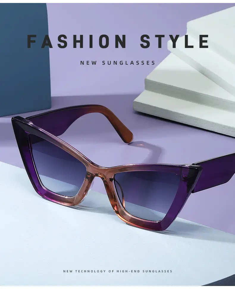 Cat-Eye Sunglasses for Men Anti-UV Face Show — feature 4