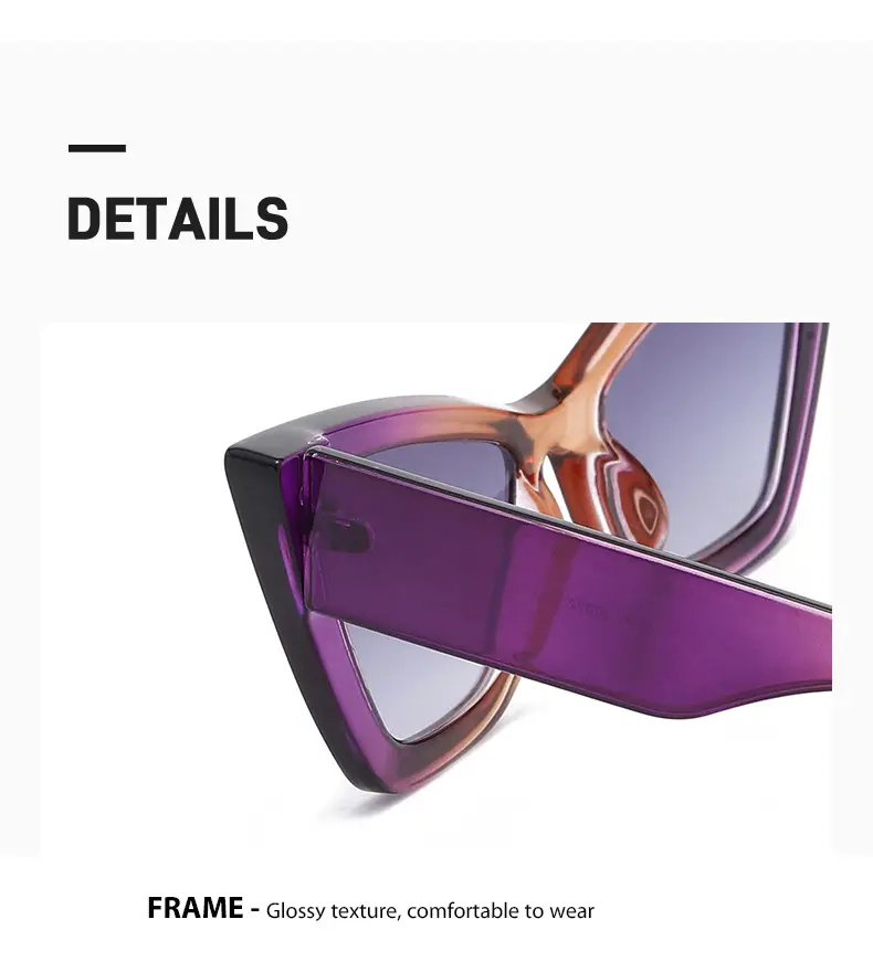 Cat-Eye Sunglasses for Men Anti-UV Face Show — feature 6
