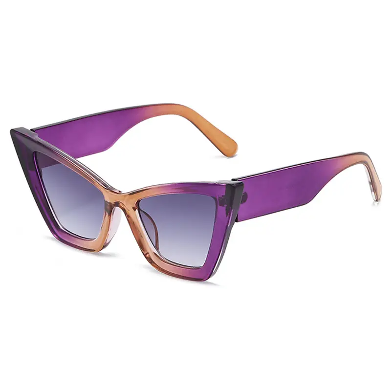 Cat-Eye Sunglasses for Men Anti-UV Face Show - Image 4