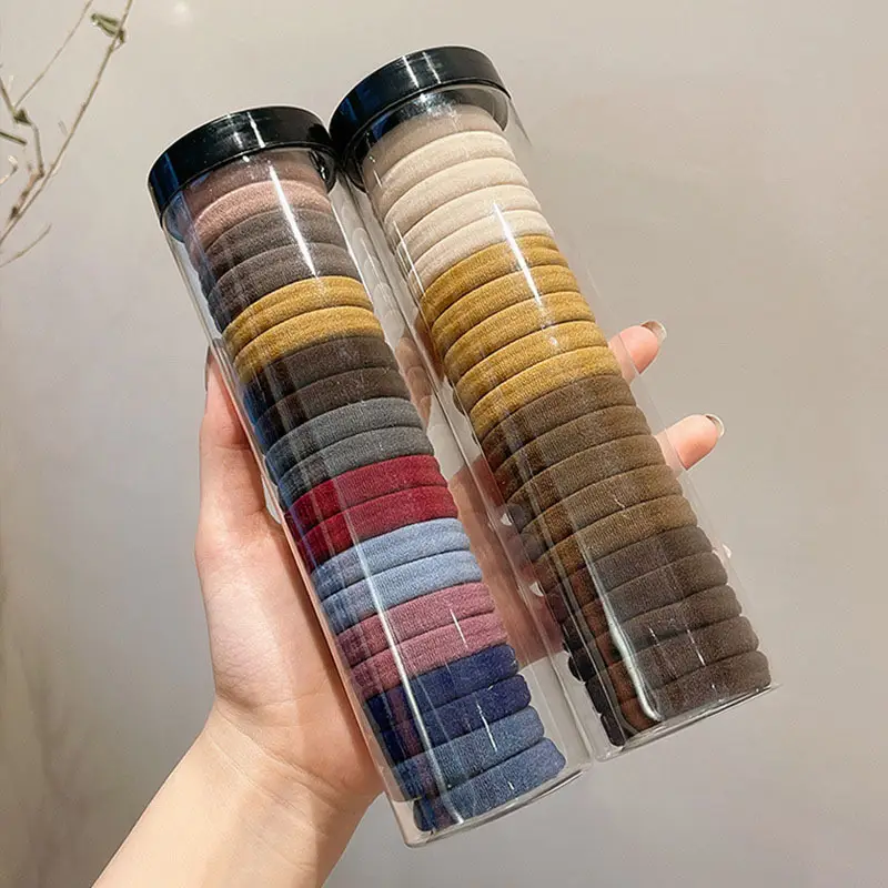 Korean 20 Pcs Flannel Hair Ring Set for Women