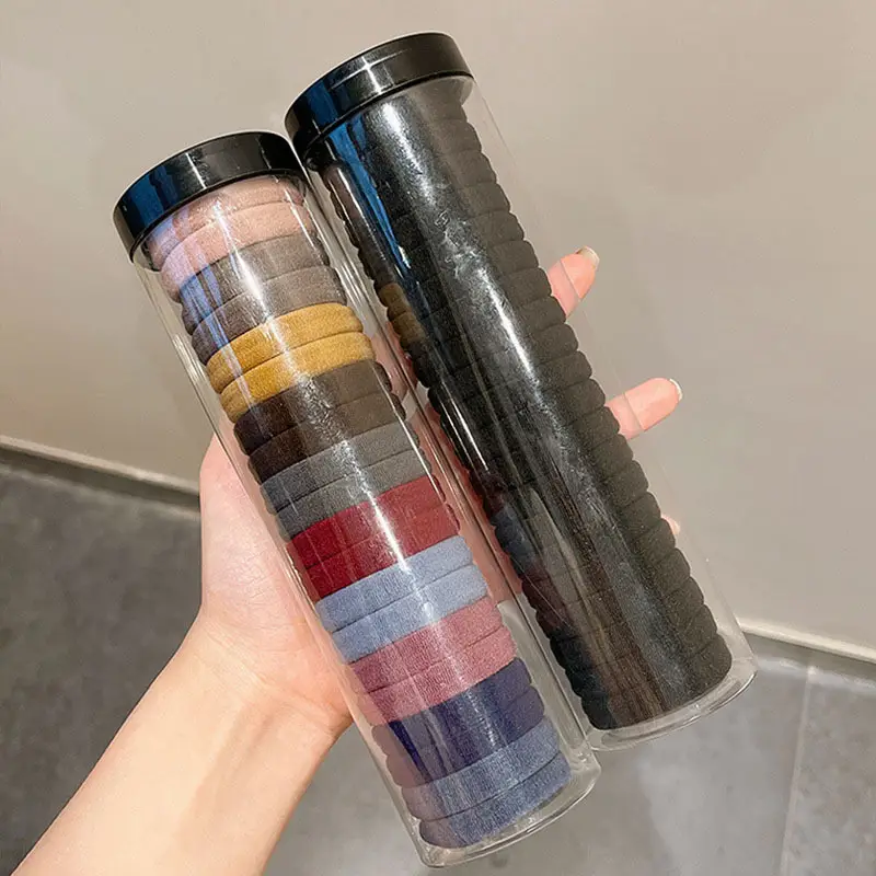 Korean 20 Pcs Flannel Hair Ring Set for Women