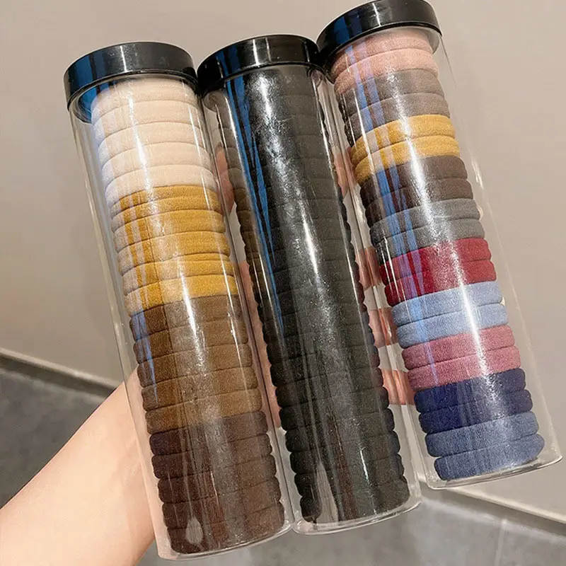 Korean 20 Pcs Flannel Hair Ring Set for Women — feature 1