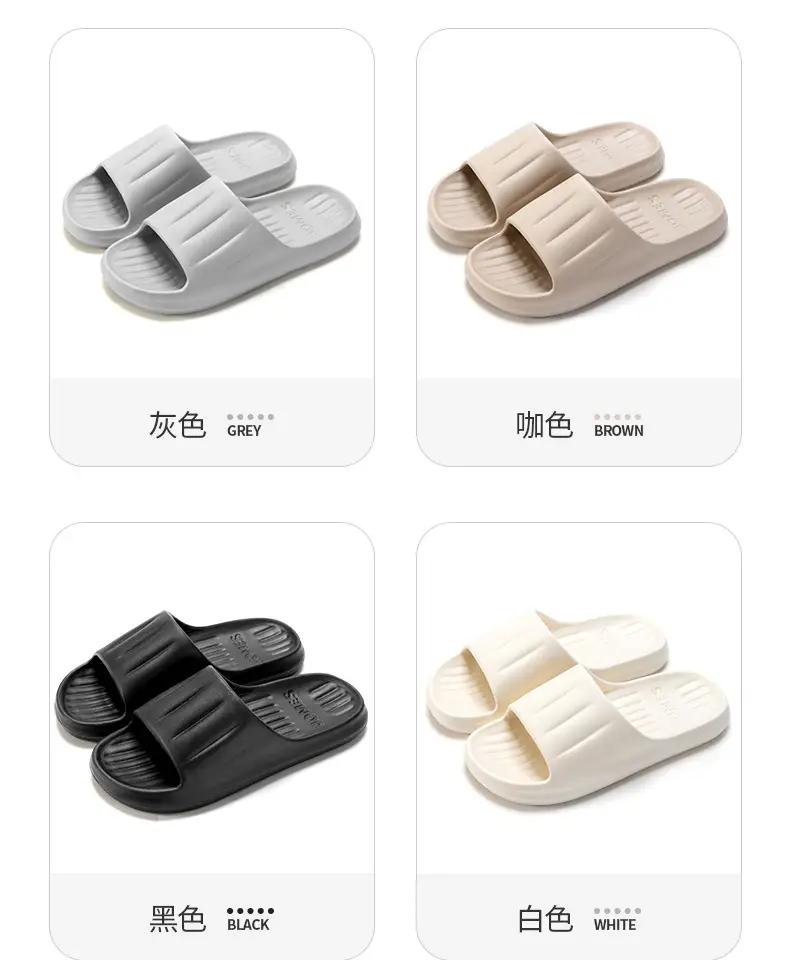 Women's Summer Slippers for Outdoor Use 2026 New Model Indoor Home Bathroom Non-Slip Slippers with a Soft Feel for Men — feature 13