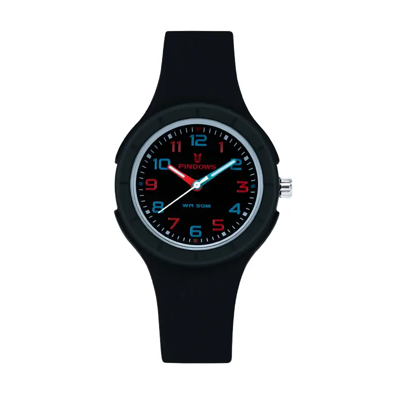 Pindao White Silicone Student Exam Watch - Image 2